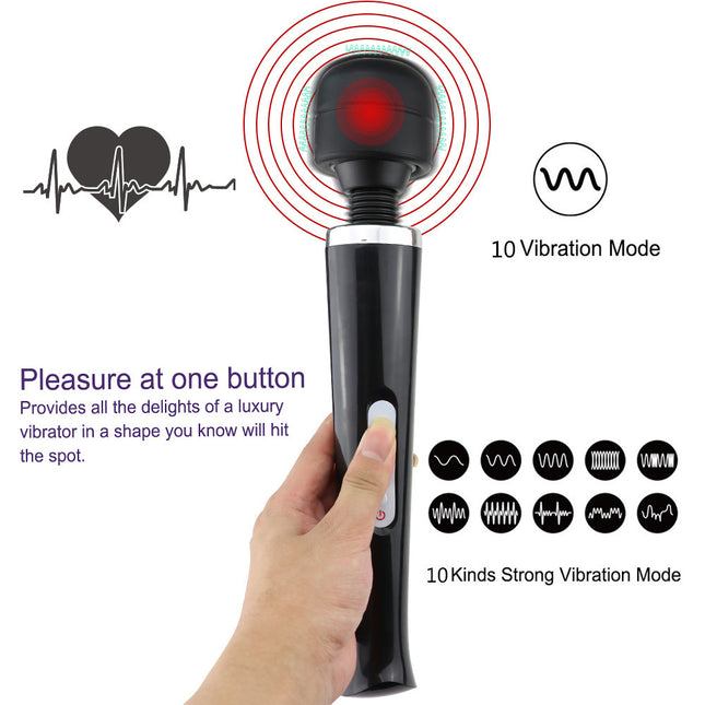 10 Vibration Diagram of a Bendable Wand Massager