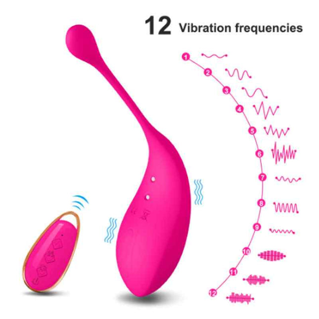 12 Vibration modes diagram Remote Control Love Egg