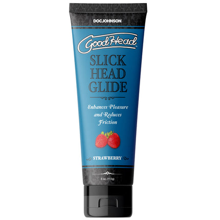 GoodHead Slick Head Glide Strawberry Flavoured Lubricant - 120 ml Tube