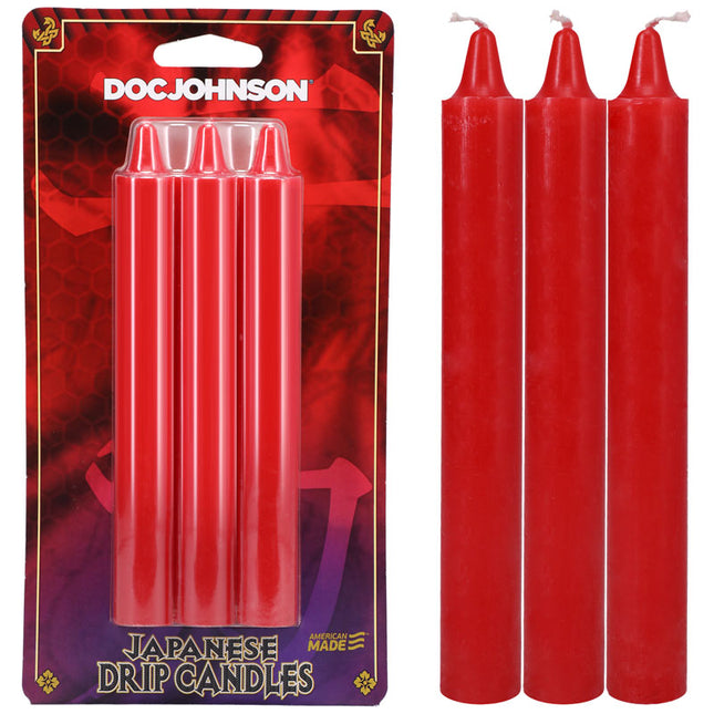 Japanese Drip Candles - Red