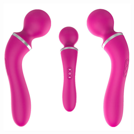 3 Bendable Pink Wand Massagers