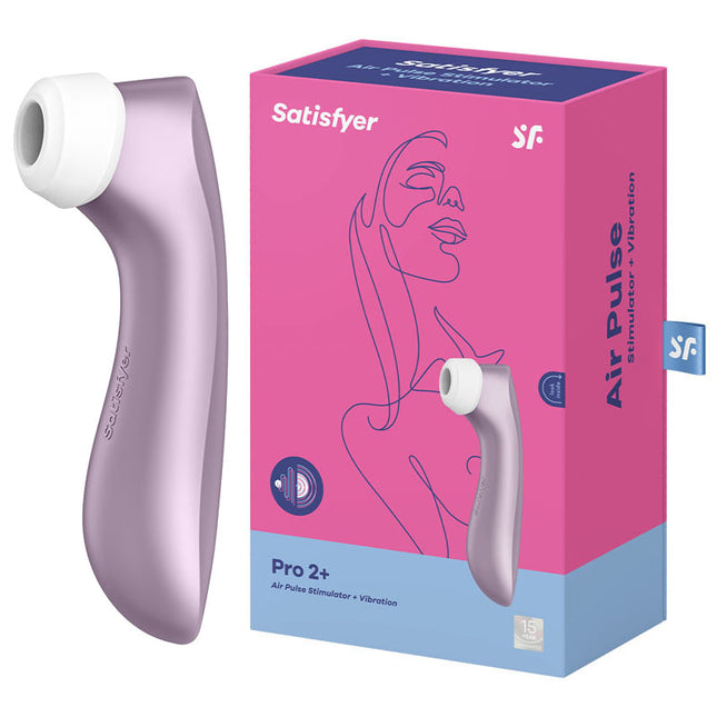 Satisfyer Pro 2 Plus 6.5 Inch Air Pulse Clitoral Stimulator