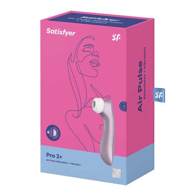 Satisfyer Pro 2 Plus 6.5 Inch Air Pulse Clitoral Stimulator