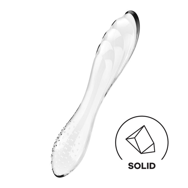 Satisfyer Dazzling Crystal Glass Double Ended Dildo