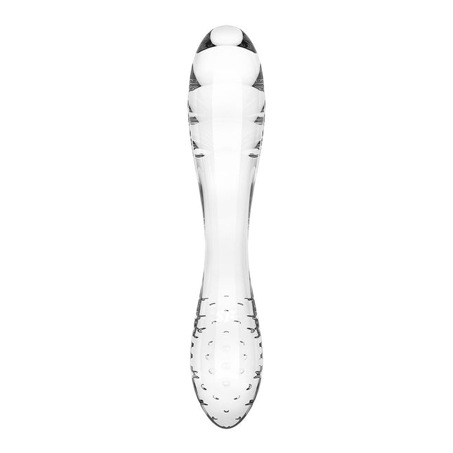 Satisfyer Dazzling Crystal Glass Double Ended Dildo