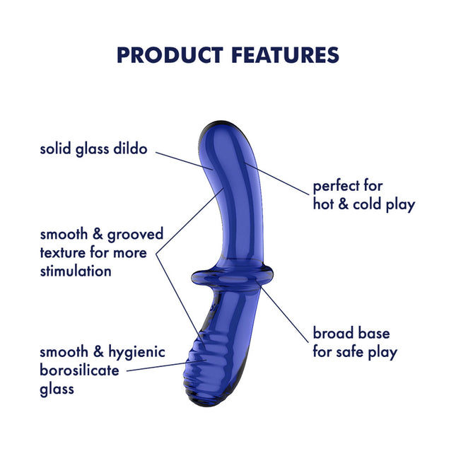 Satisfyer Double Crystal Glass Double Ended Dildo