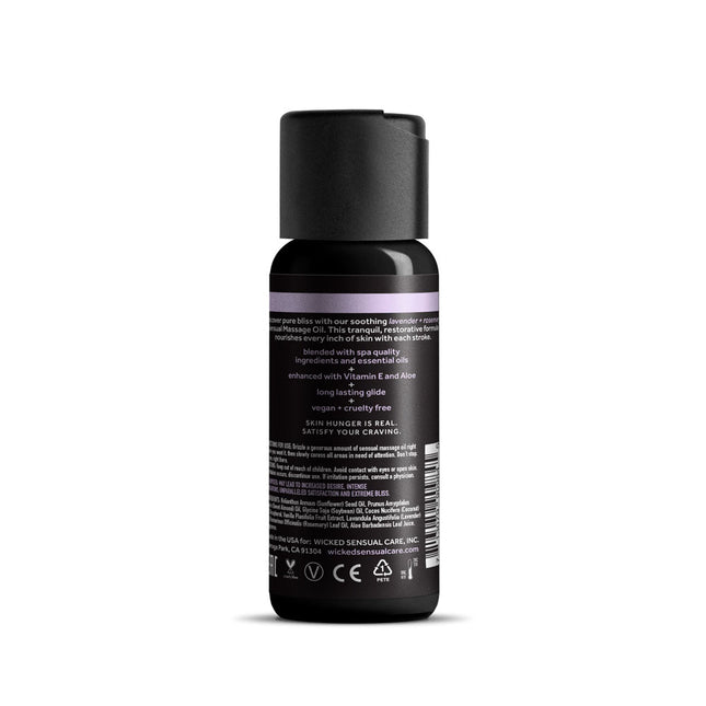 Wicked Sensual Massage Oil - Lavender + Rosemary