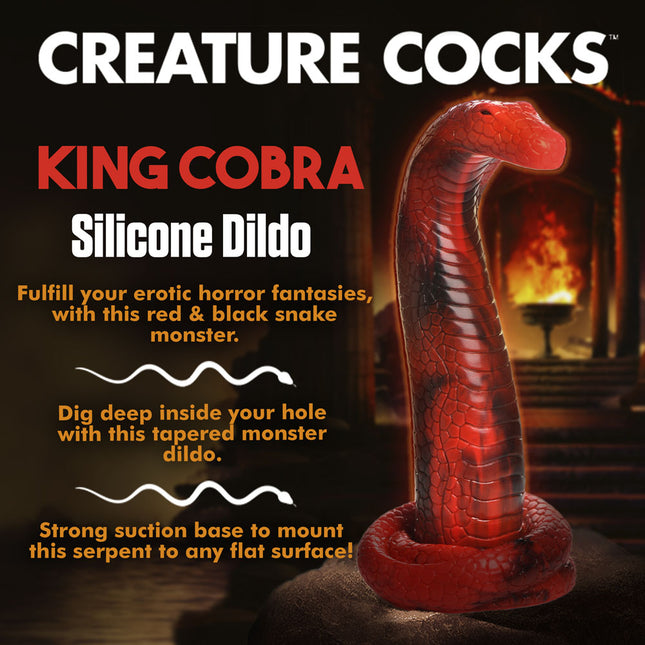 Creature Cocks King Cobra Silicone Fantasy Dildo