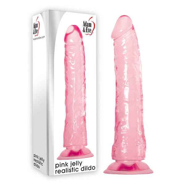 Adam & Eve 8 Inch Pink Jelly Dildo