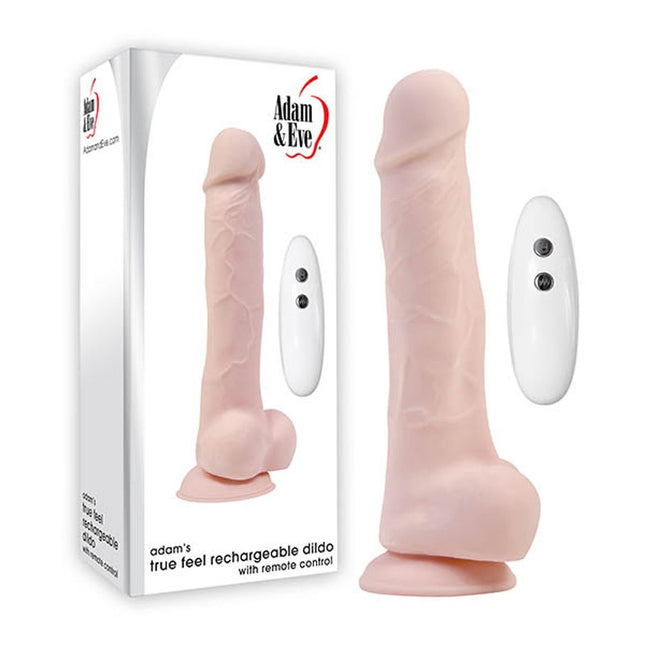 Adam & Eve Adam's True Feel Rechargeable Dildo Box