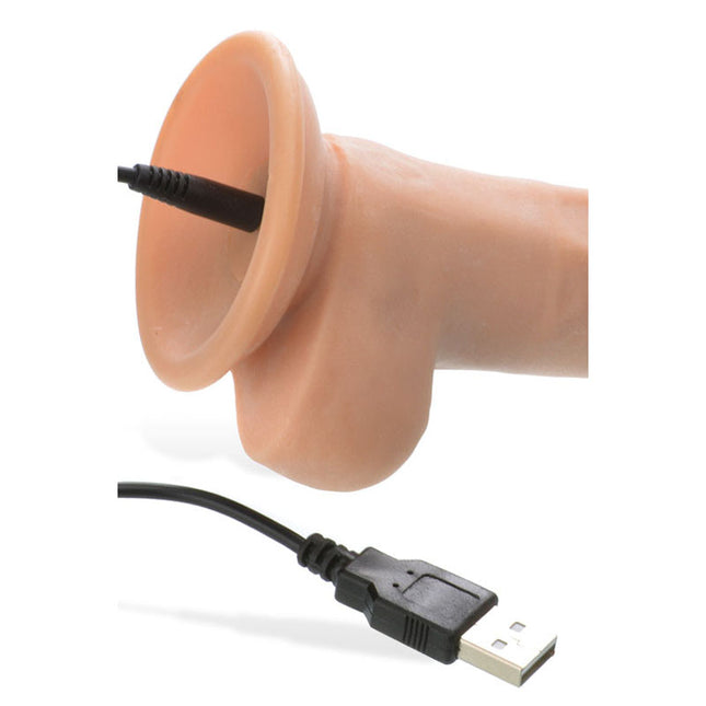 Adam & Eve Adam's True Feel Rechargeable Dildo Charging