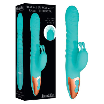 Adam & Eve Heat Me Up Warming Rabbit Thruster Vibrator