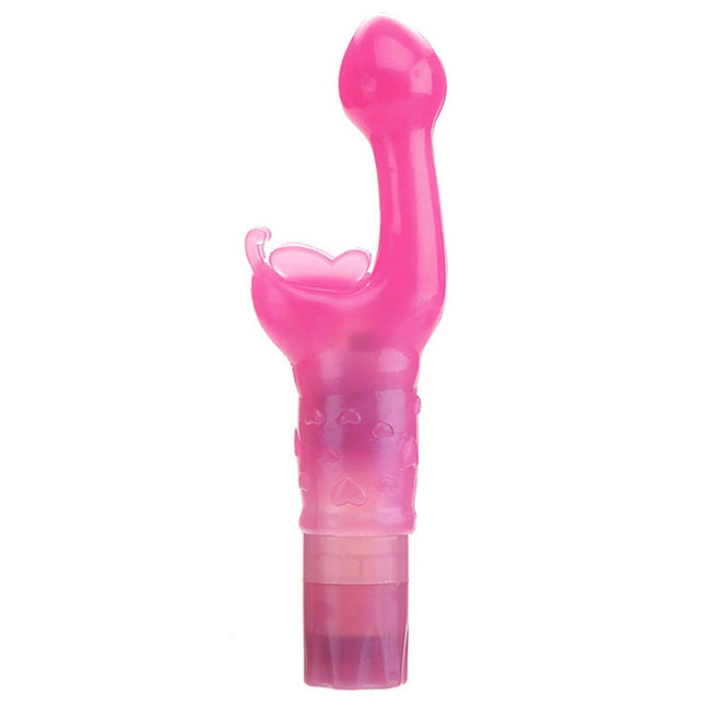 Adam & Eve Pink Butterfly Kiss Vibrator Front View