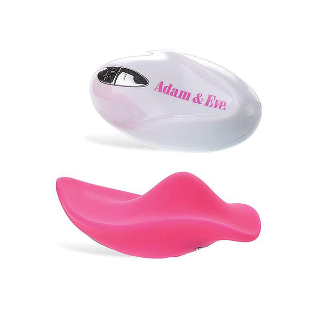 Adam and Eve White Remote Control Pink Panty Vibrator