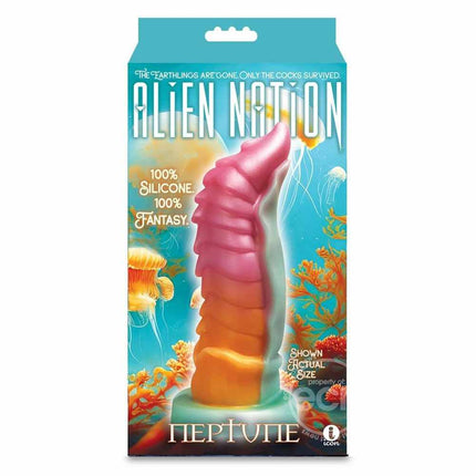 Alien Nation - Neptune Rainbow Fantasy Dildo Box