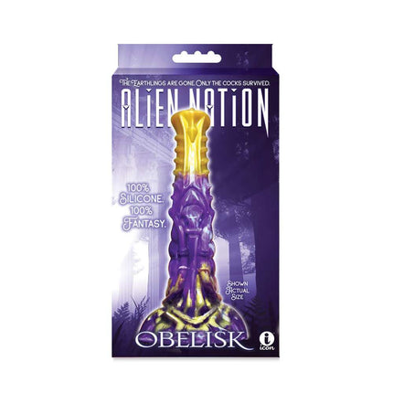 Alien Nation - Obelisk Purple Fantasy Dildo Box