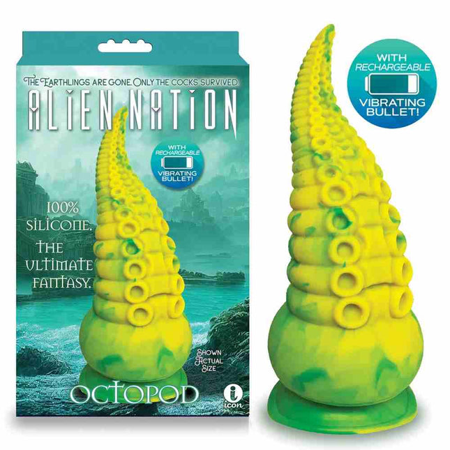 Alien Nation - Octopod Vibrating Fantasy Dildo & Box