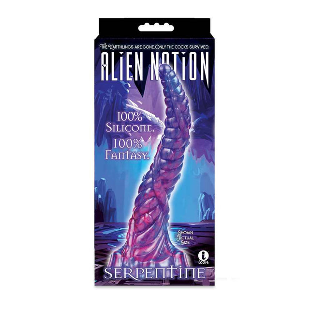 Alien Nation - Serpentine Purple Dildo Box