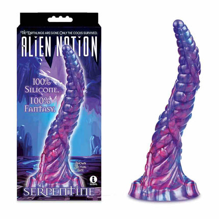 Alien Nation - Serpentine Purple Dildo & Box