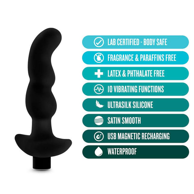 Anal Adventures Platinum Vibrating Prostate Massager Features