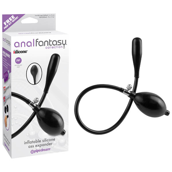 Anal Fantasy Collection Inflatable Silicone Ass Expander Black