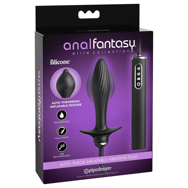 Anal Fantasy Elite Auto Throb Inflatable Vibrating Plug Box