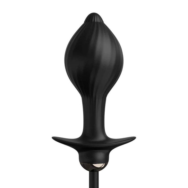 Anal Fantasy Elite Auto Throb Inflatable Vibrating Plug Inflated Front View