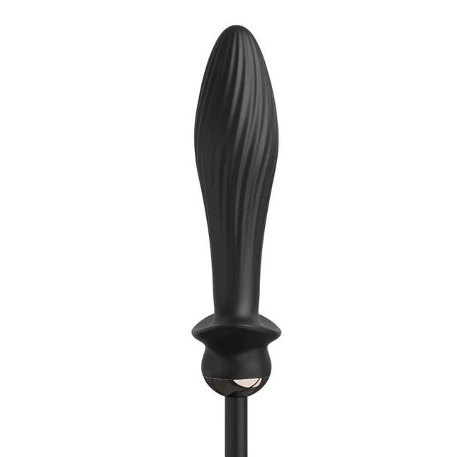 Anal Fantasy Elite Auto Throb Inflatable Vibrating Plug Deflated Side View