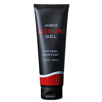 Aneros Sessions Gel Natural Lubricant 125ml Black