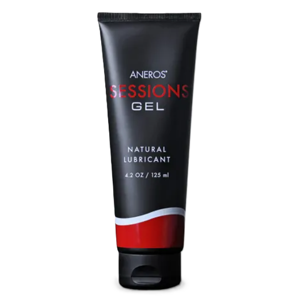 Aneros Sessions Gel Natural Lubricant 125ml Black