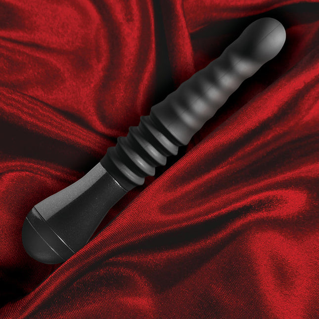 Temptasia Lazarus Black Thrusting Dildo