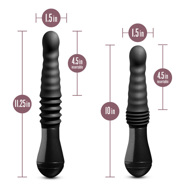 Temptasia Lazarus Black Thrusting Dildo