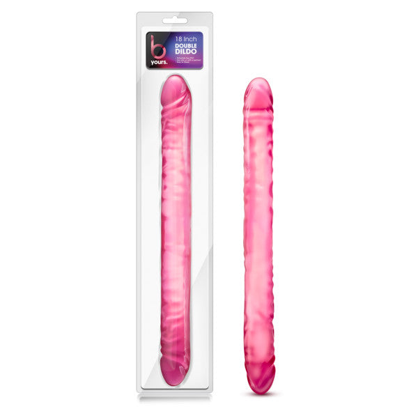 B Yours 18 Inch Pink Double Dildo