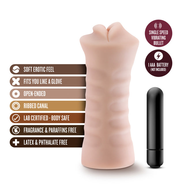 M for Men - Skye Vibrating Mouth Stroker