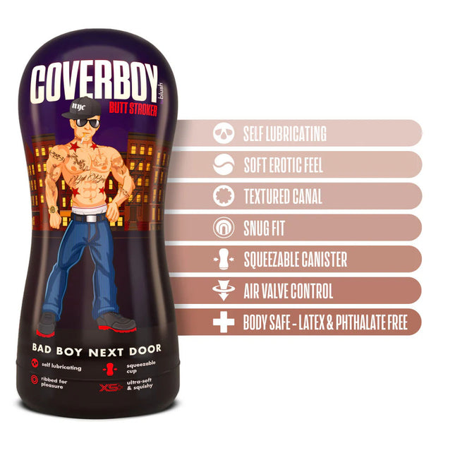 Loverboy Bad Boy Next Door - Flesh Male Ass Stroker