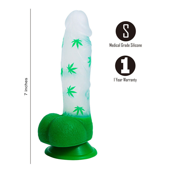 Maia Leif Clear 7" Suction Cup Dildo