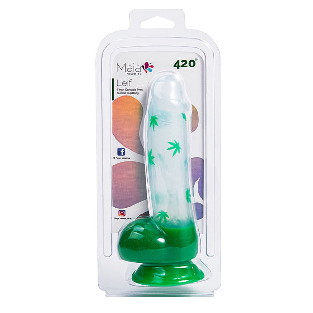 Maia Leif Clear 7" Suction Cup Dildo