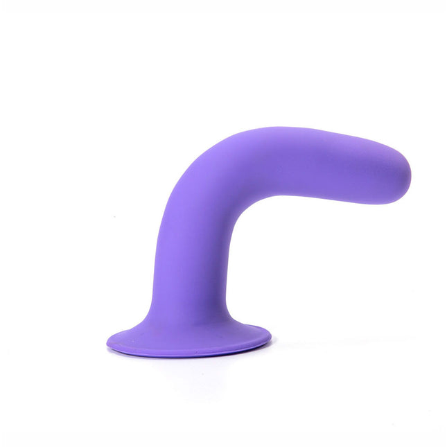 Maia MARIN 8 Inch Purple Dildo Side Bendable View