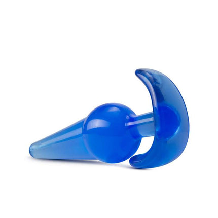 B Yours Blue Large Anal Plug Rear View