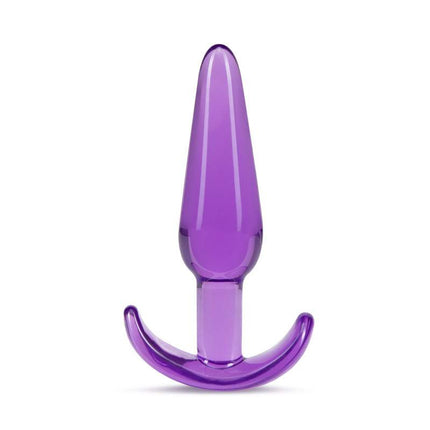 B Yours Purple Slim Anal Plug Front View