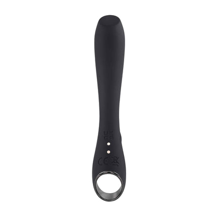 Back Playboy Pleasure Ollo Finger Vibrator in Black Sex Toy