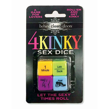 Behind Closed Doors - 4 Kinky Sex Dice Game for couples