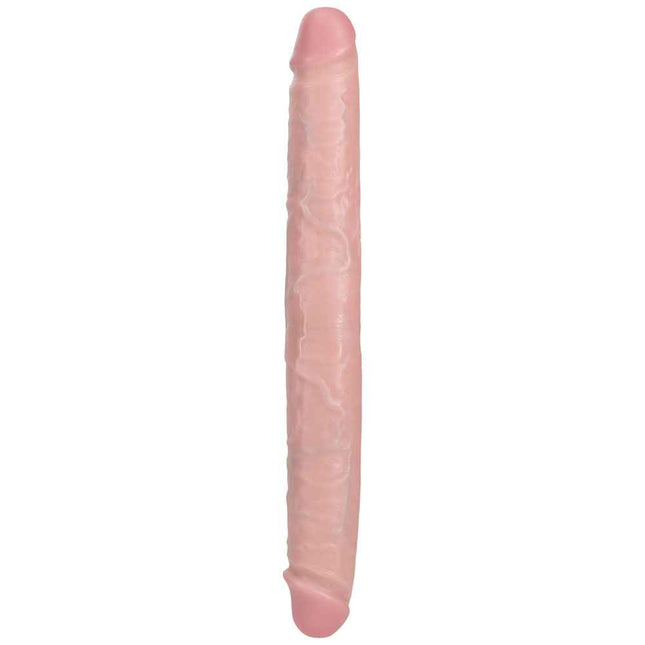 Big REALROCK 14 Inch Thick Double Dildo - Flesh