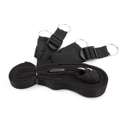 Black Bondage Restraint Straps