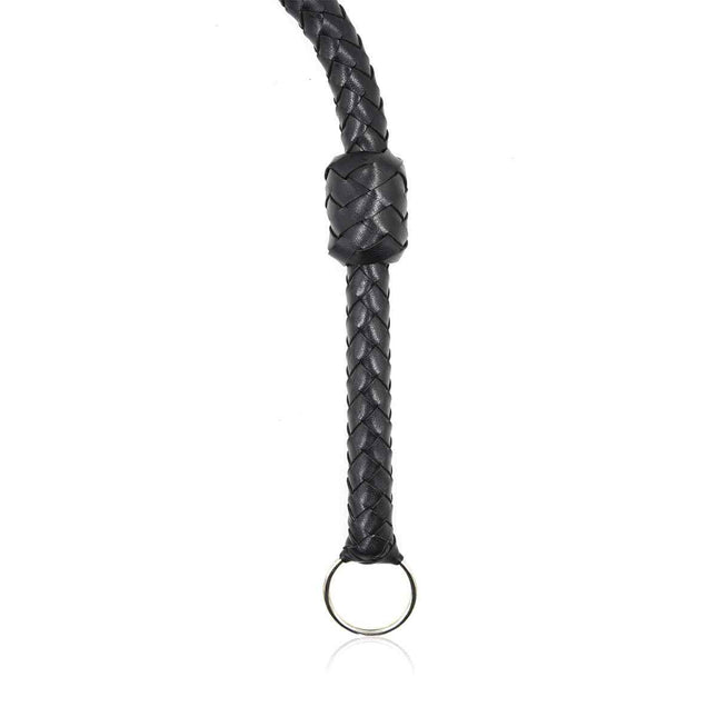 Black Handle of Bondage Flogger Whip