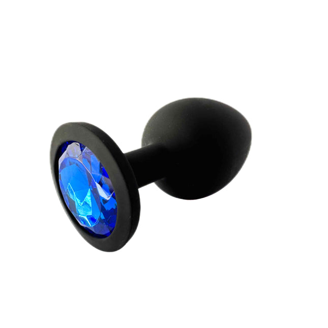 Black Jewelled Shaped Butt Plug