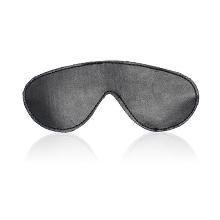 Black Leather Blindfold