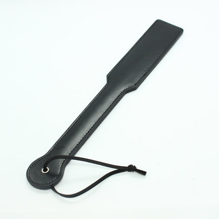 Black Leather Spanking Paddle