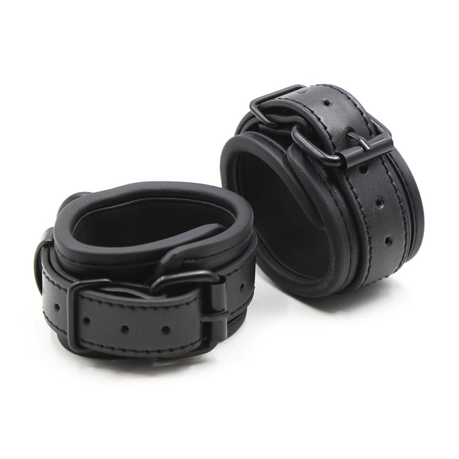 Black Leather Wrist Restraints