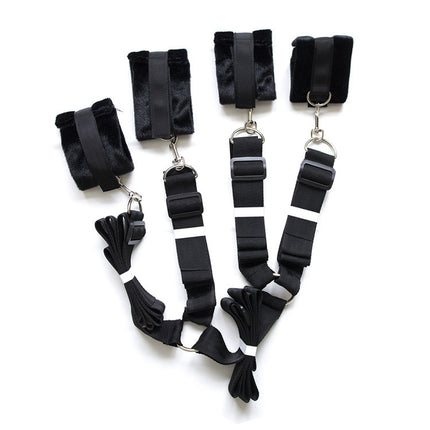 Black Luxury Bondage Nylon Restraints